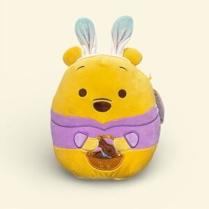 Squishmallows Disney Winnie the Pooh Easter Bunny Plush Toy 8” NWT 🐰 🍯